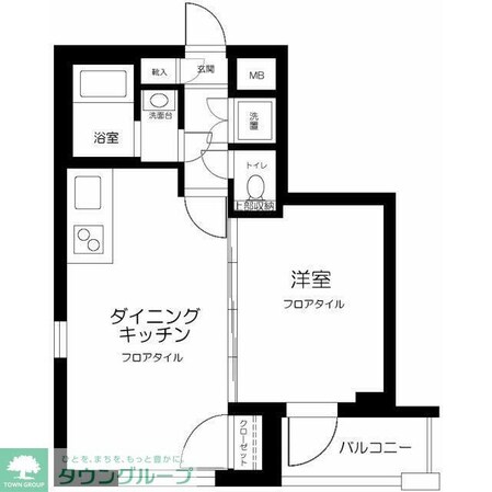 パレ・ホームズ新橋の物件間取画像